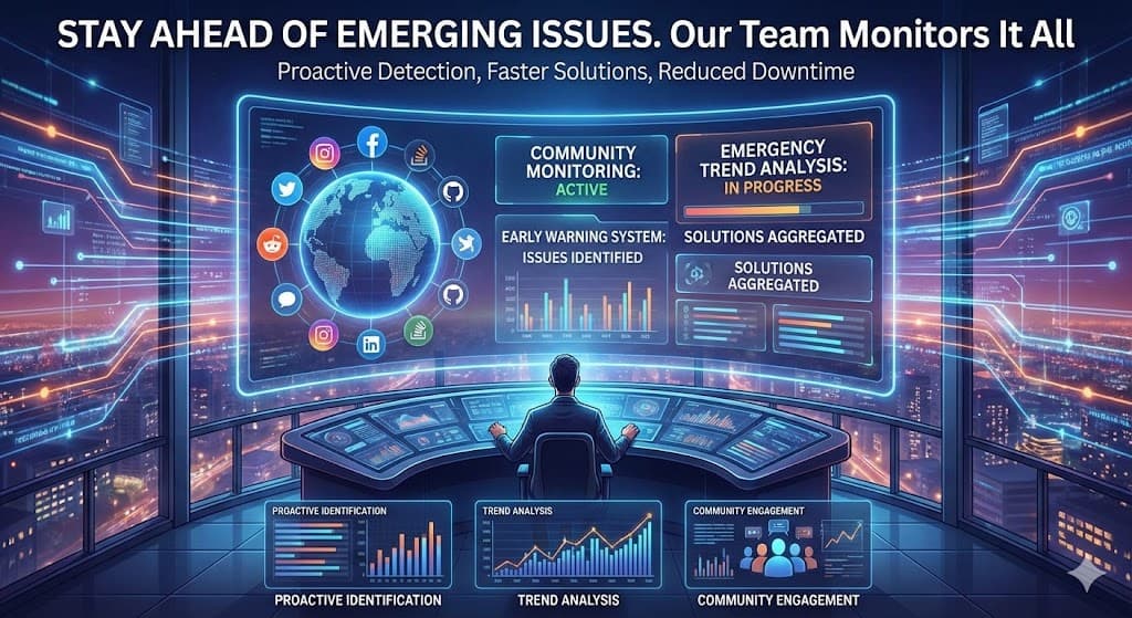 Monitoring Community Support Channels